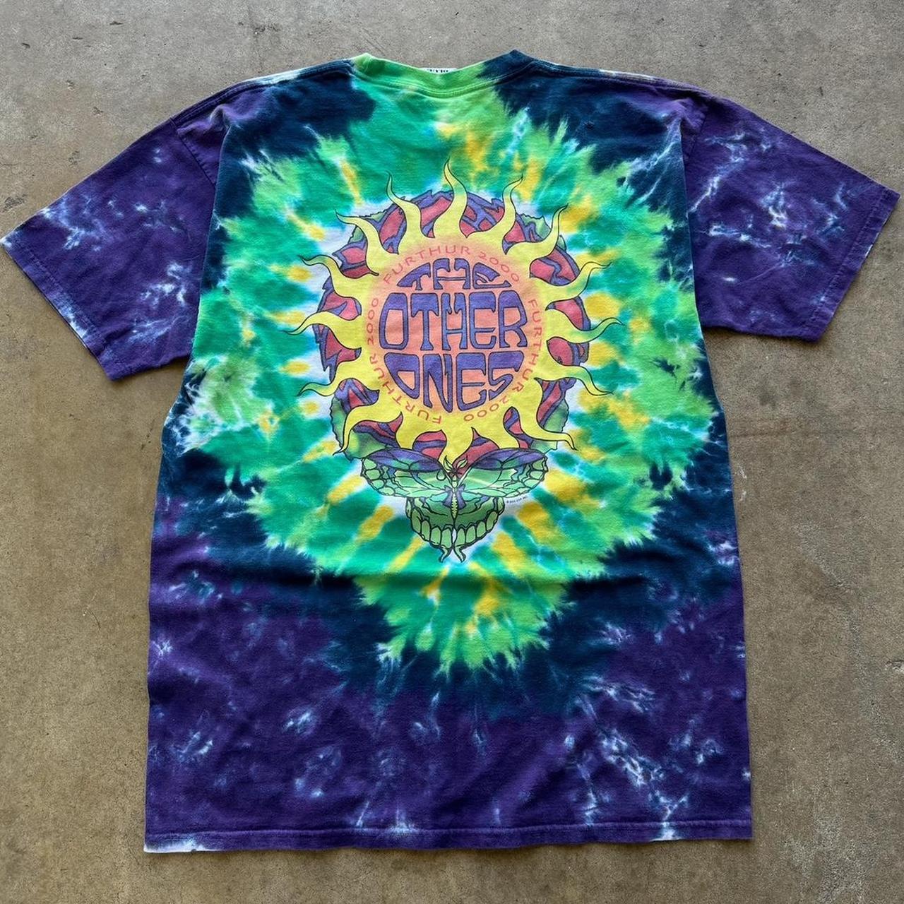 Men's Vintage Grateful Dead The Other Guys Liquid Blue Furthur Tour T-shirt Size Fits XL