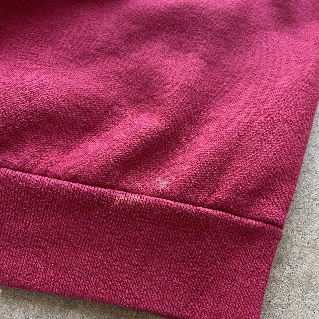 Vintage Jerzees dark red blank crewneck size Large