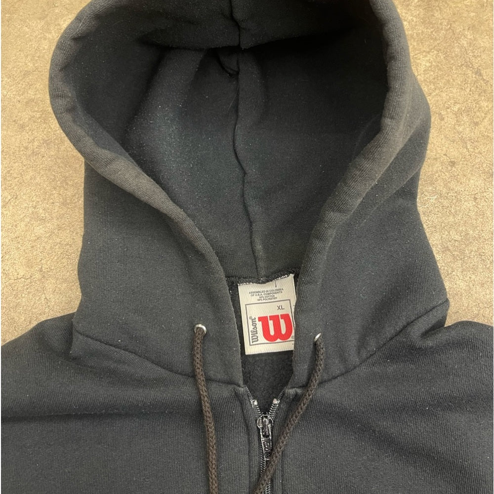 Men’s vintage Wilson Heavyweight Full zip Hooded Sweatshirt size XL