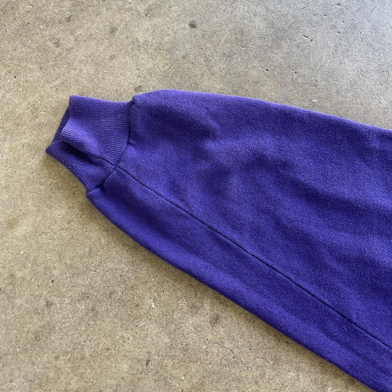 Vintage purple blank Jerzees heavyweight crewneck size 3XL