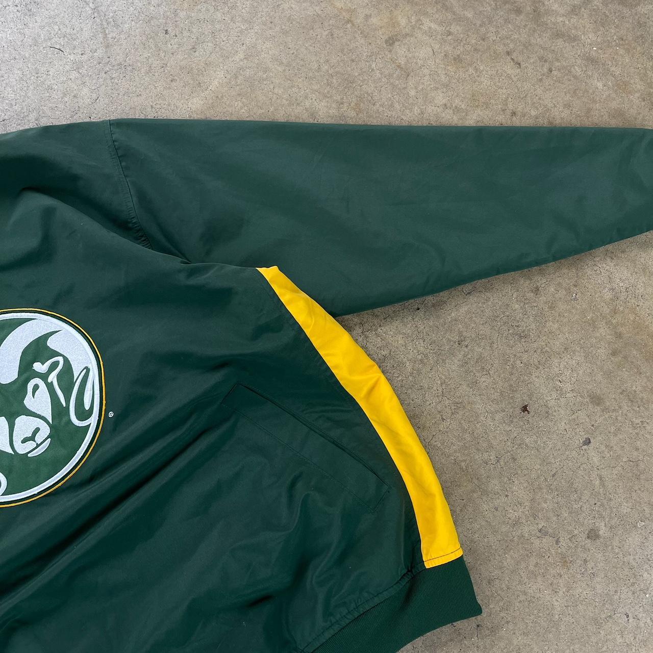 Green and yellow Colorado State Ram Windbreaker