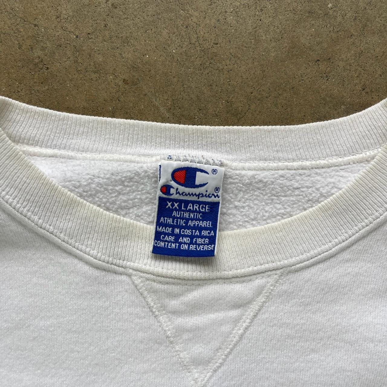 VINTAGE Colorado State University white and green Champion crewneck Size XXL