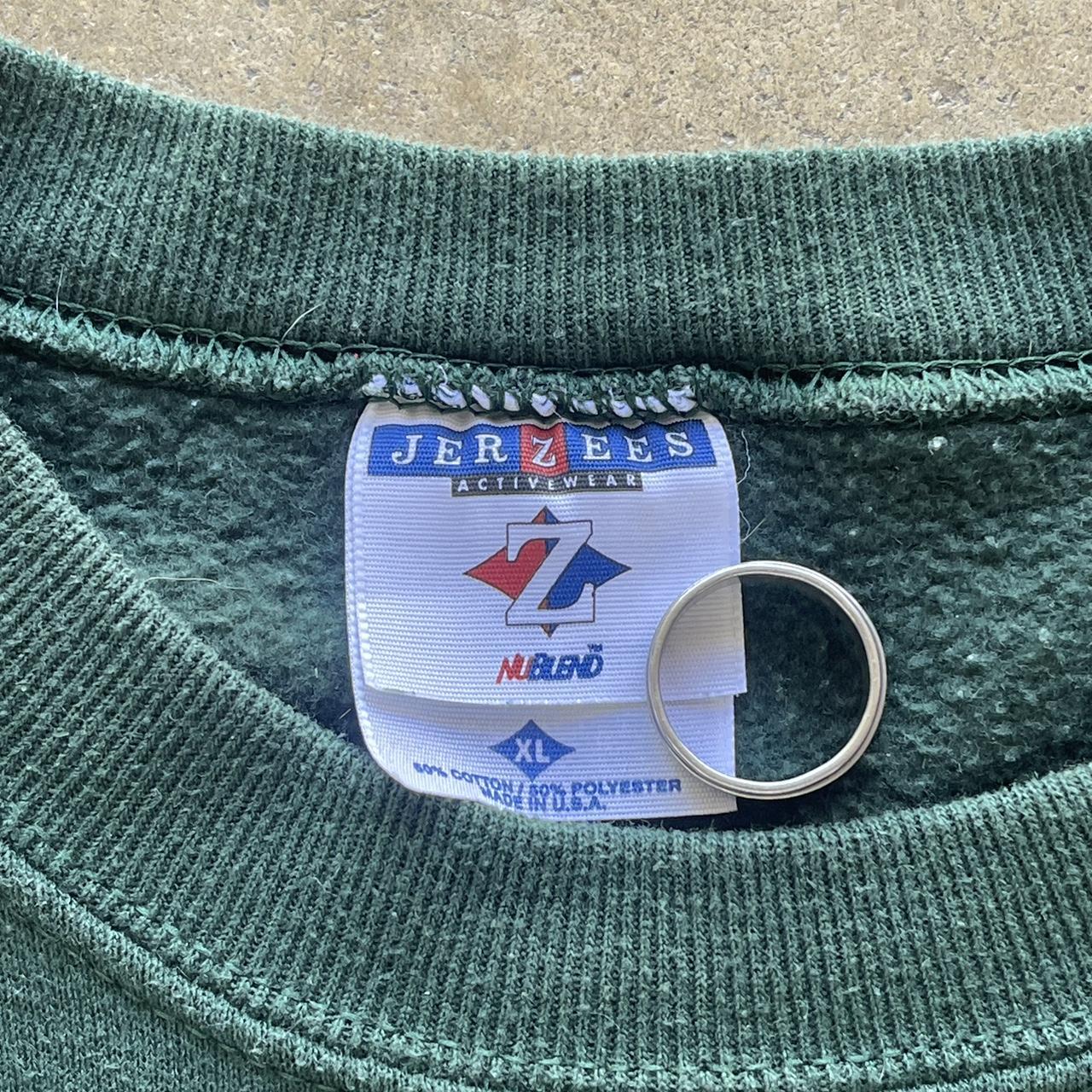 Vintage Jerzees Blank Green crewneck Size XL