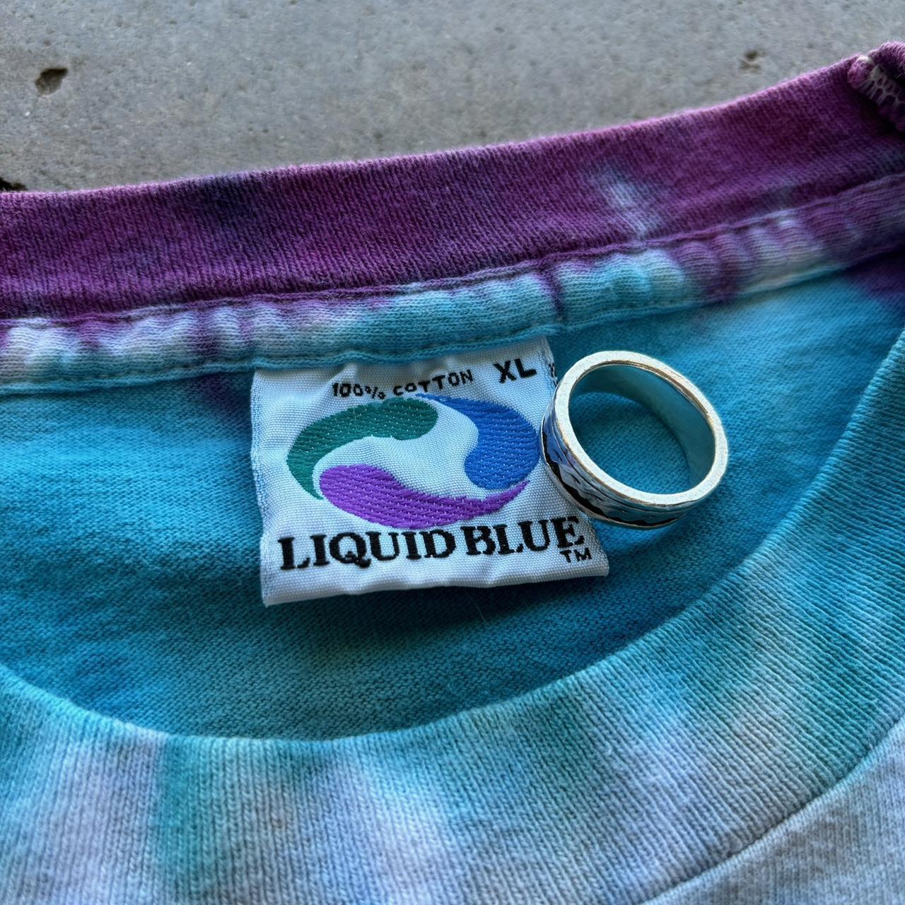 Vintage 1995 Grateful Dead 30th Anniversary Liquid Blue T-shirt Size XL