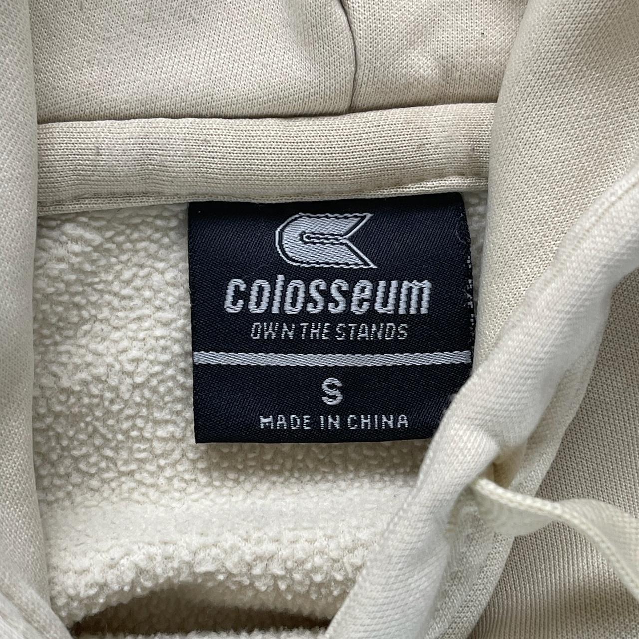 Colosseum Colorado state Rams Cream and white hoodie size Small