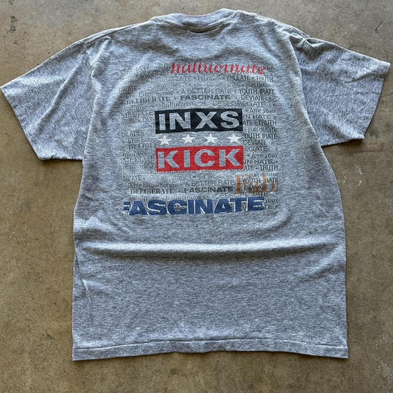 Vintage 1987 INXS Kick Need You Tonight Tour Shirt Size XL