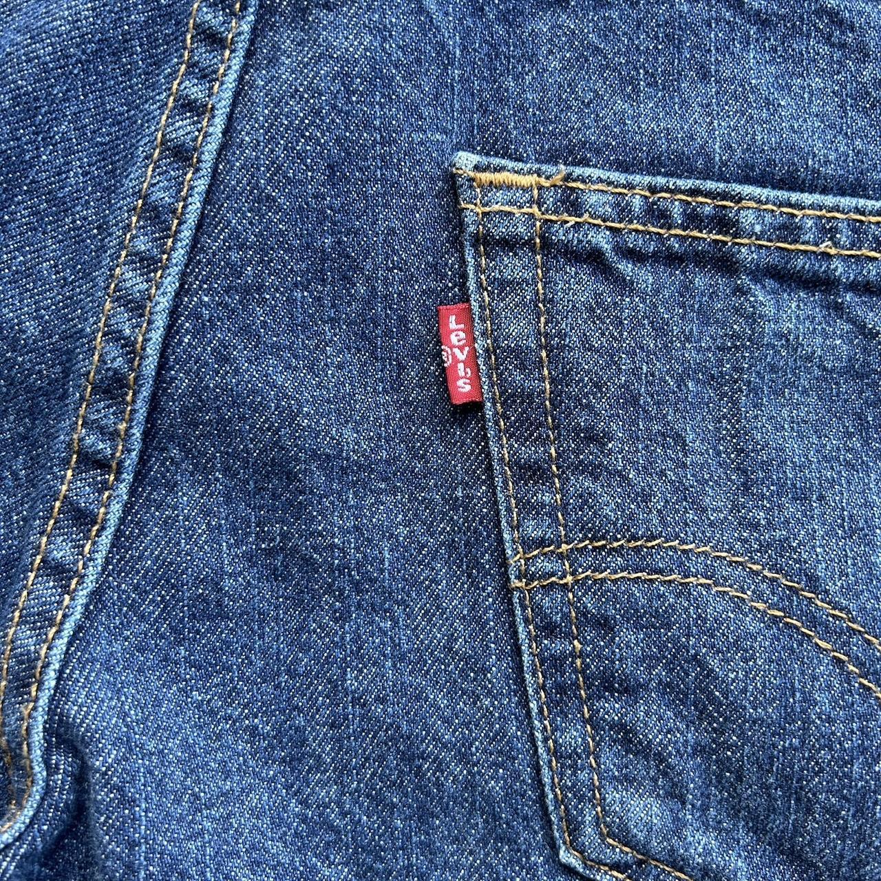 Vintage LEVIS 550 SHORTS Size 30 Dark blue denim
