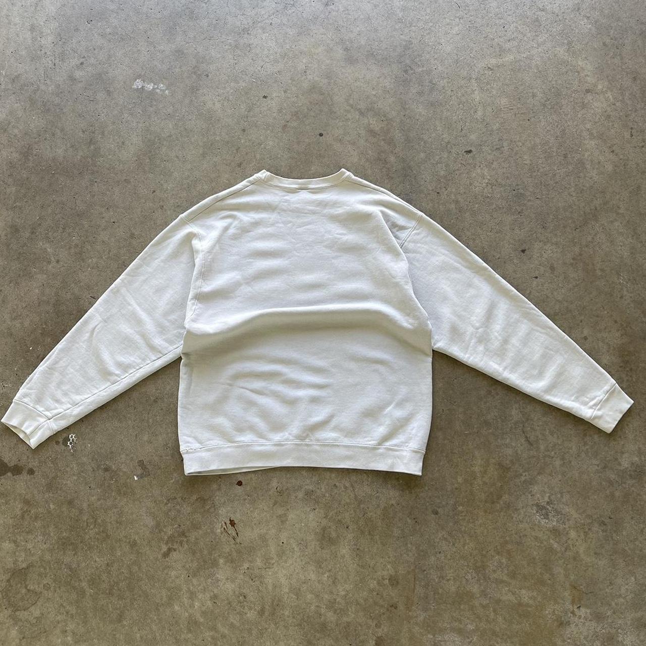 Men's Vintage Cream blank Heavyweight crewneck Size XL