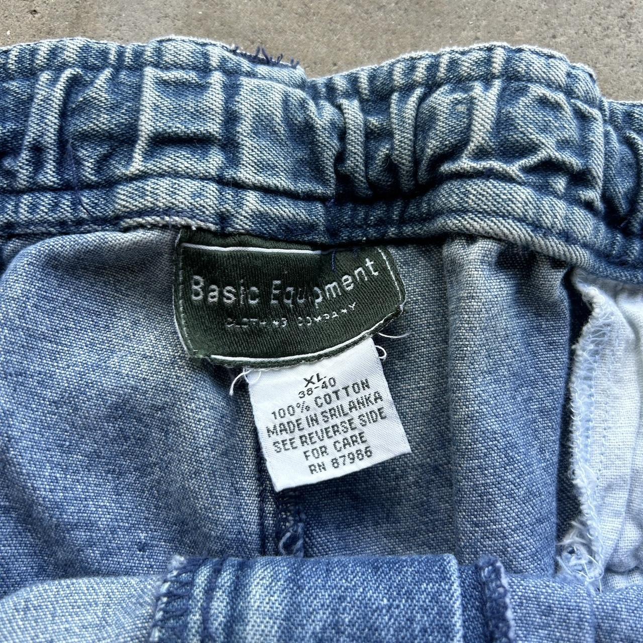 Vintage Basic EQUIPMENT Jean Shorts Size XL