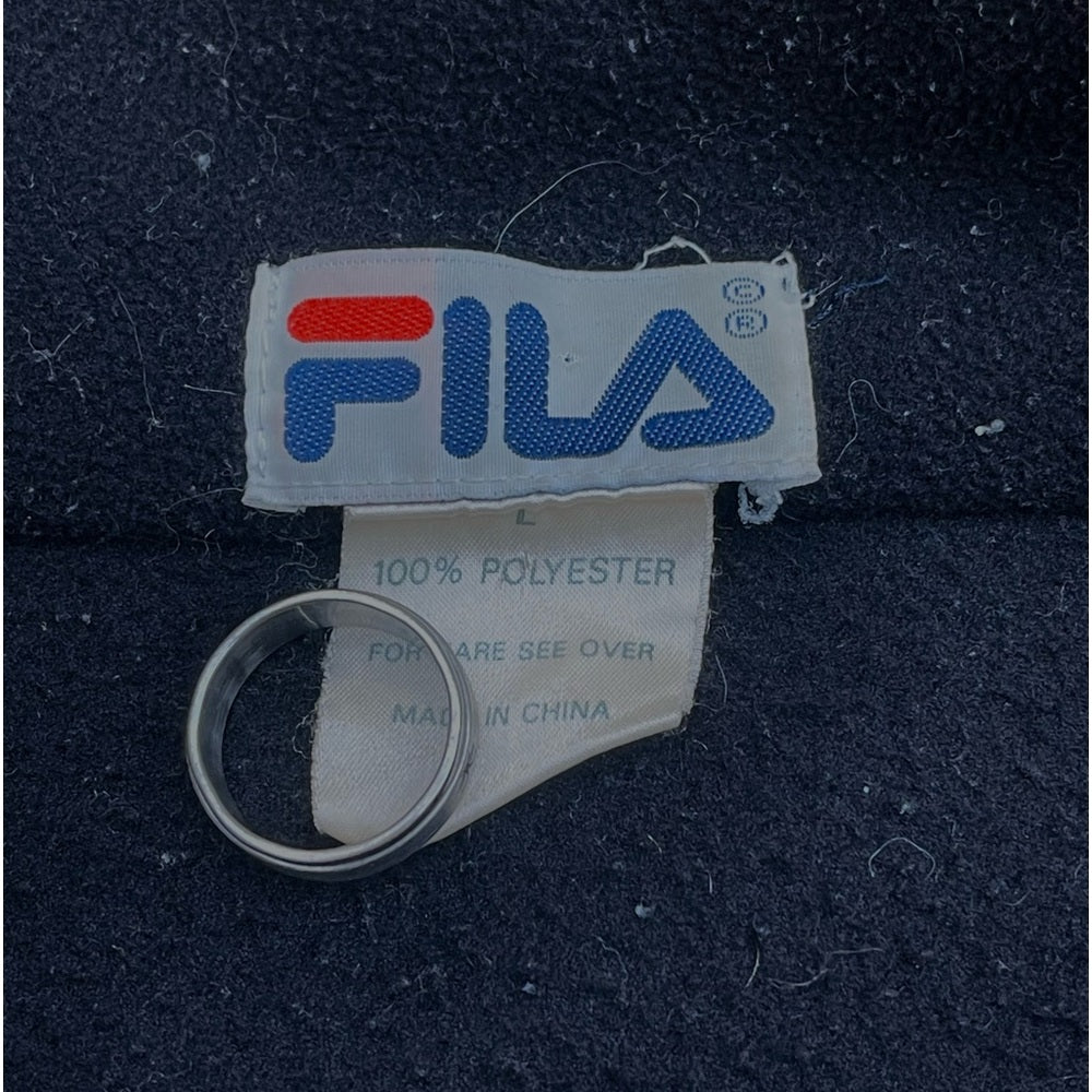 Men’s Vintage 80s-90s Fila International fleece quarter zip pullover size Large