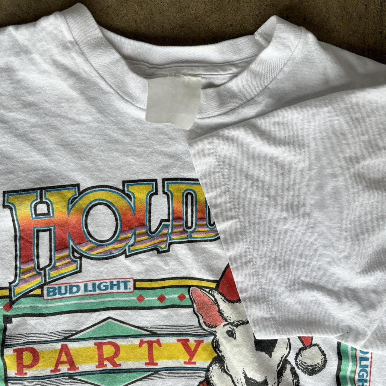 Men's Vintage 1987 Bud Light Spuds Mackenzie t-shirt size Fits XL