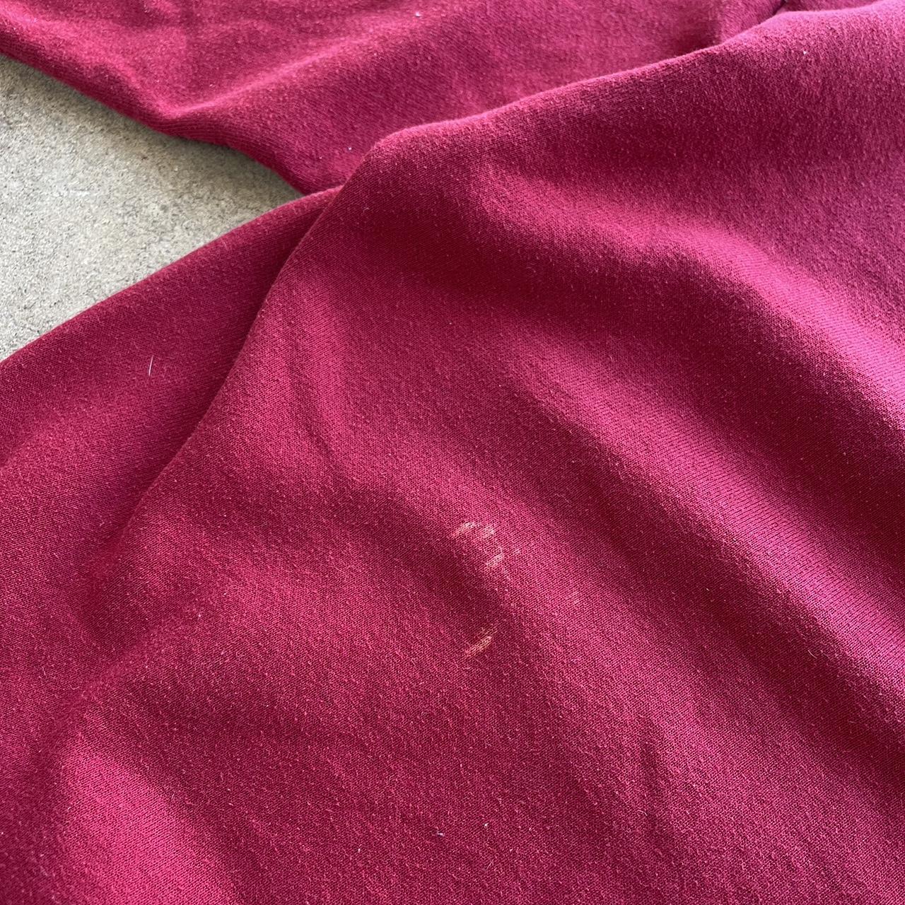Vintage Jerzees dark red blank crewneck size Large