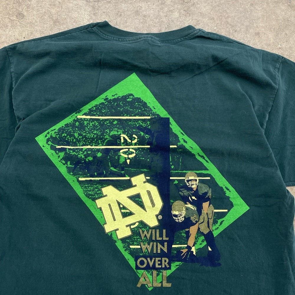 Men’s Vintage 90s Champion Notre Dame Football T-shirt size XL