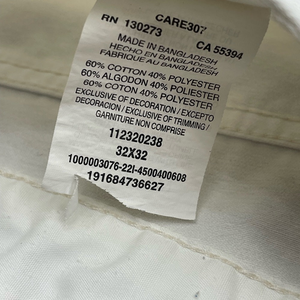 Men’s Y2K White Wrangler Carpenter pants size 32x32