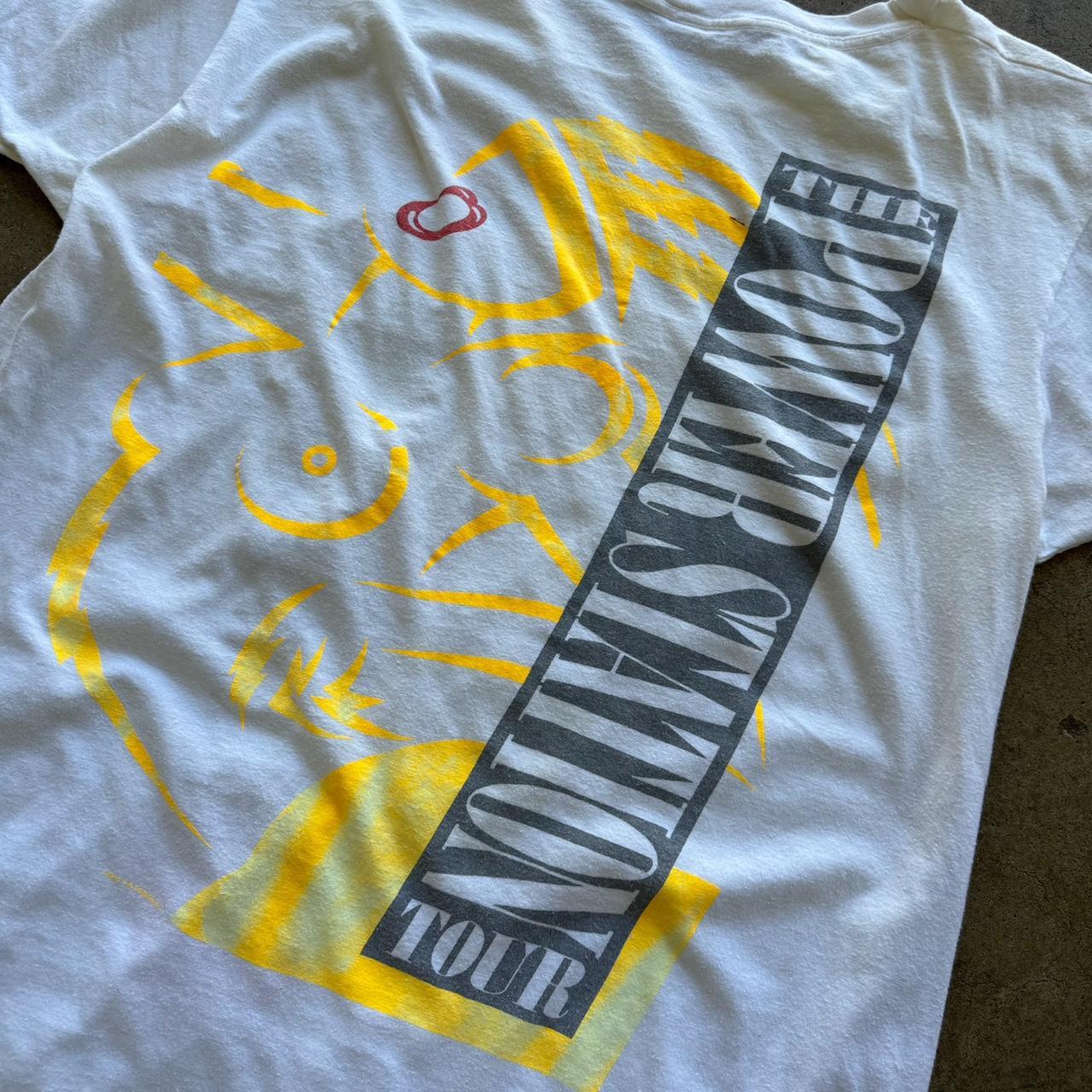 1985 The Power Station Get It On Tour Shirt RARE White T-Shirt