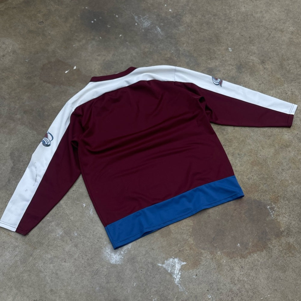 Men's Vintage 90's Blank Colorado Avalanche Jersey Size Medium