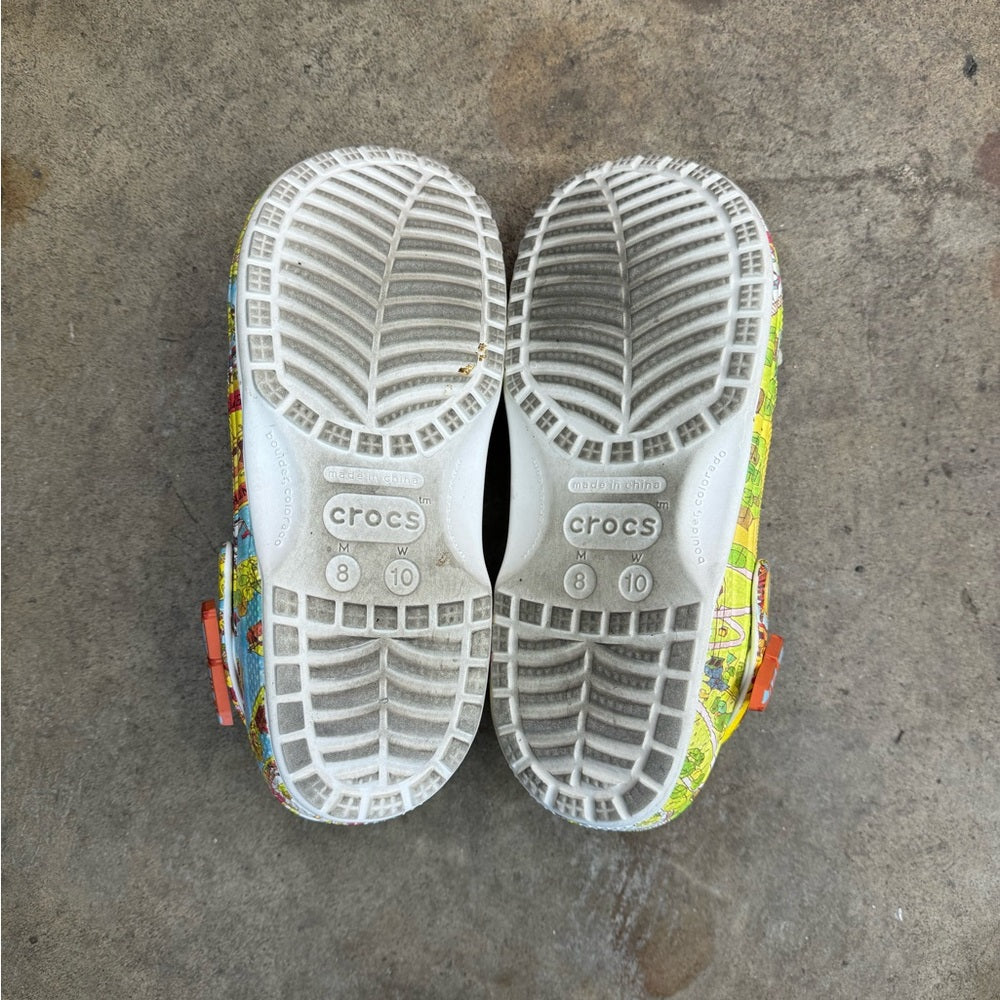 Men’s Disney world 50th anniversary crocs size 8