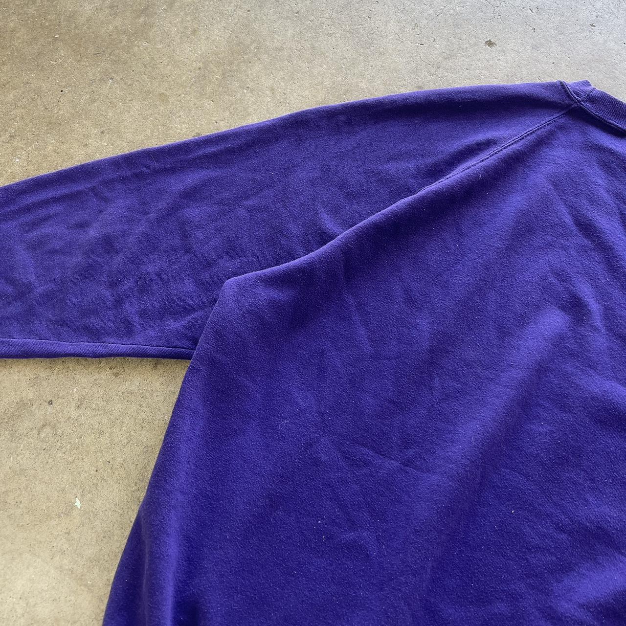 Vintage purple blank Jerzees heavyweight crewneck size 3XL