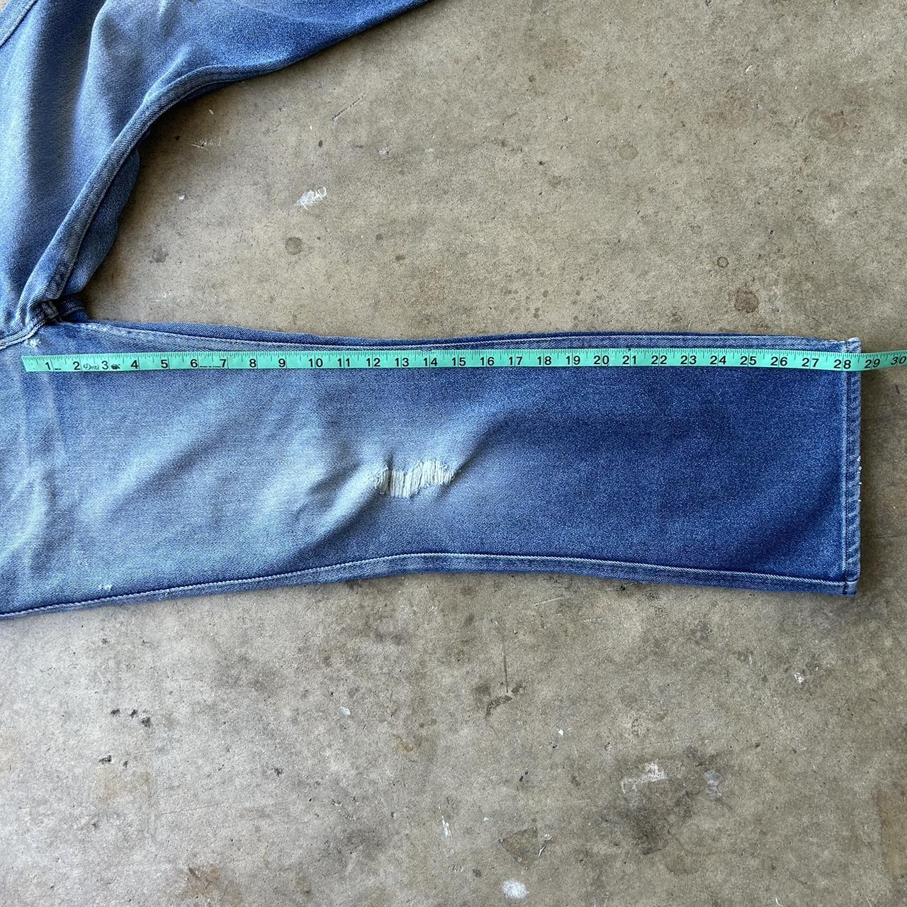 Vintage 90s Orange tab Levi Blue jeans Size 32'