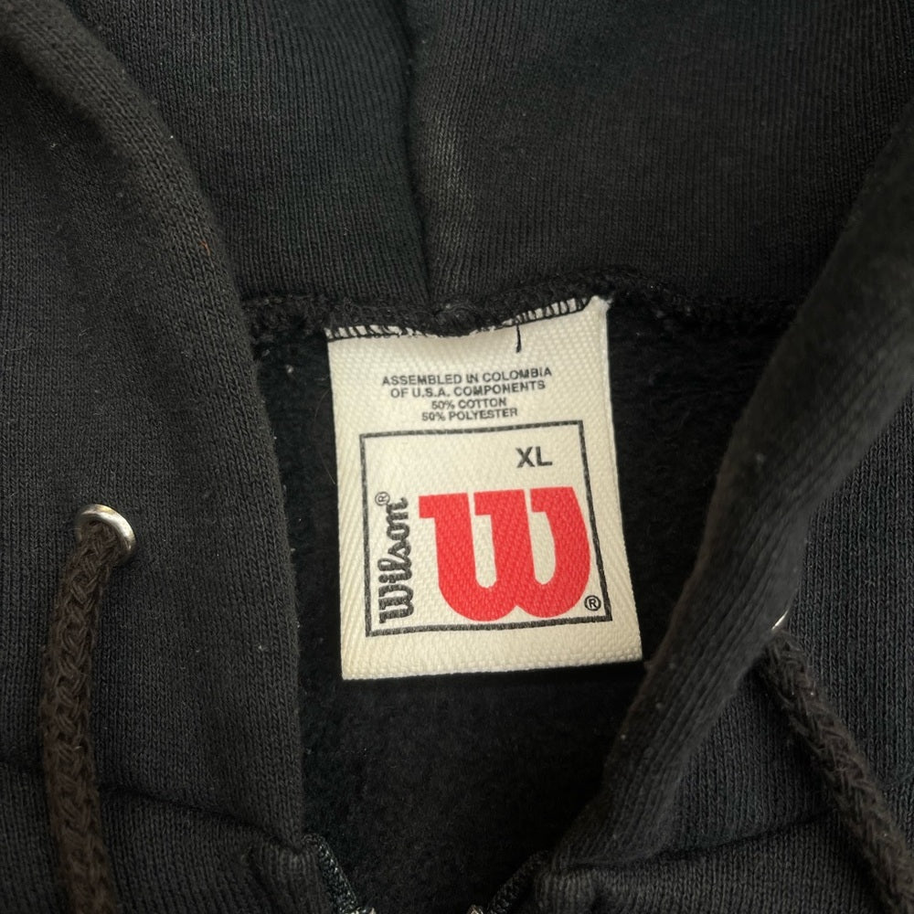 Men’s vintage Wilson Heavyweight Full zip Hooded Sweatshirt size XL