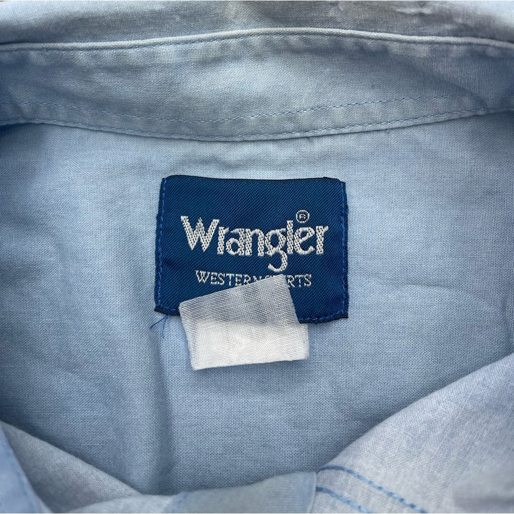Vintage 90s wrangler western pearl snap button up shirt size fits XL