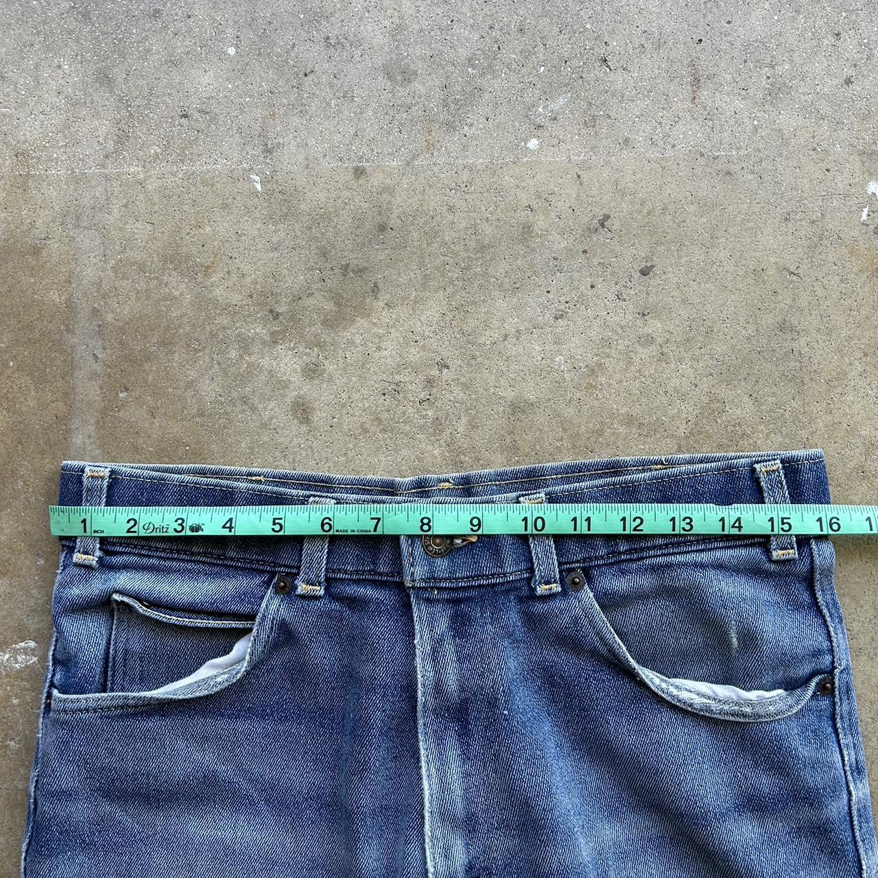 Vintage 90s Orange tab Levi Blue jeans Size 32'