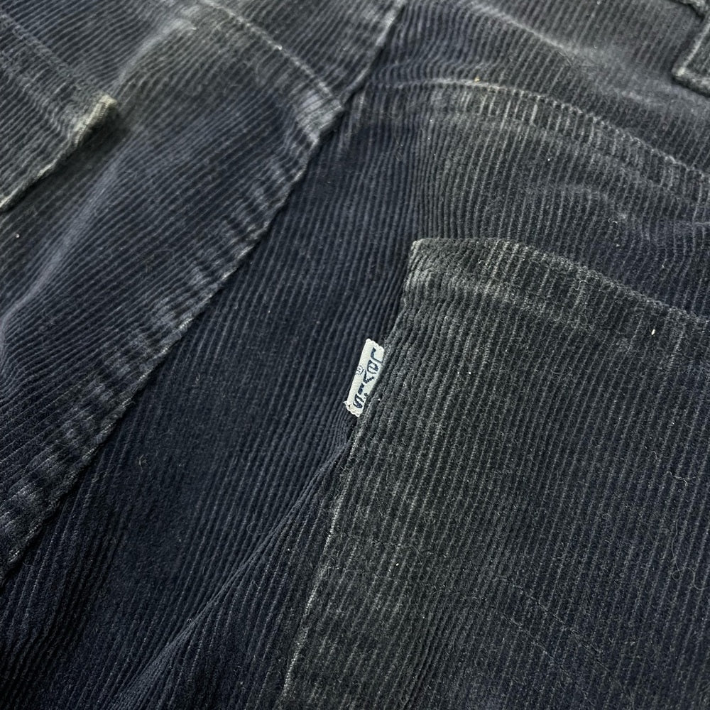 Vintage 90s Men's Levi's Navy Blue Corduroy Pants Size 34x32
