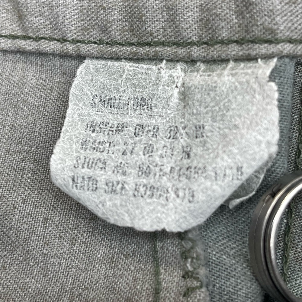 Men’s vintage 90s camouflage double knee camo pants size small long