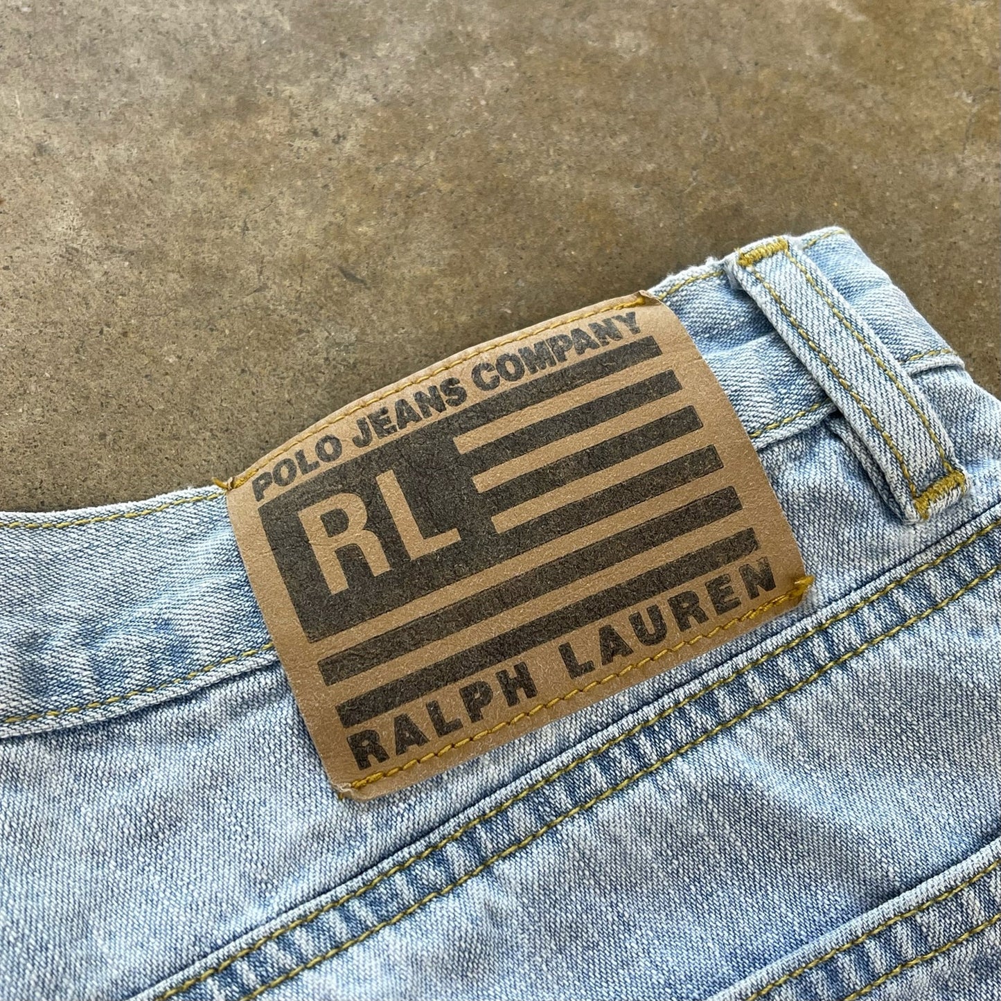 Ralph Lauren Denim Shorts Early 90's With a Great Wash