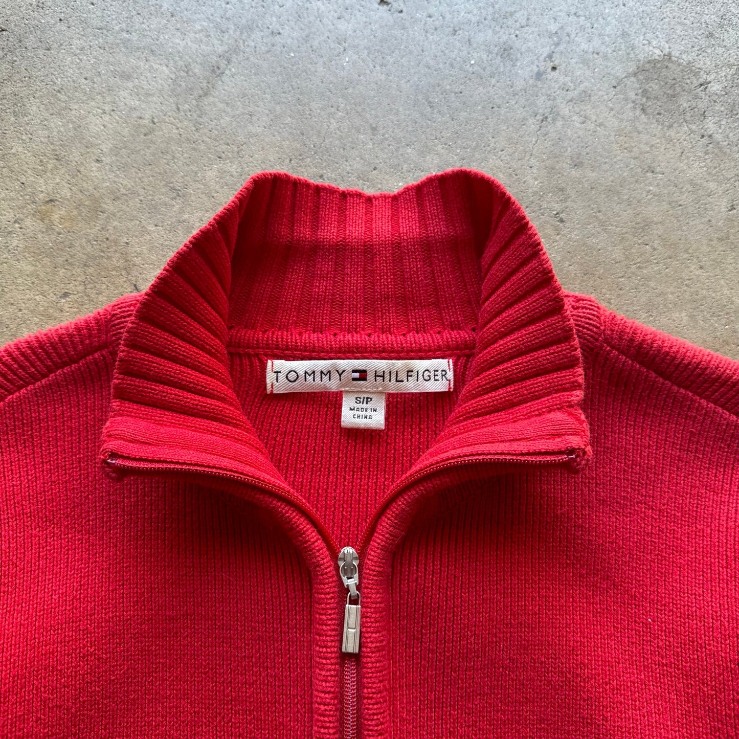 Vintage Tommy Hilfiger Zip Up Sweater