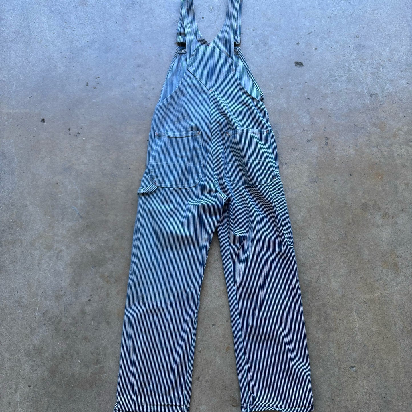 Vintage 90's Dickies Pinstripe Overalls Size 36x30