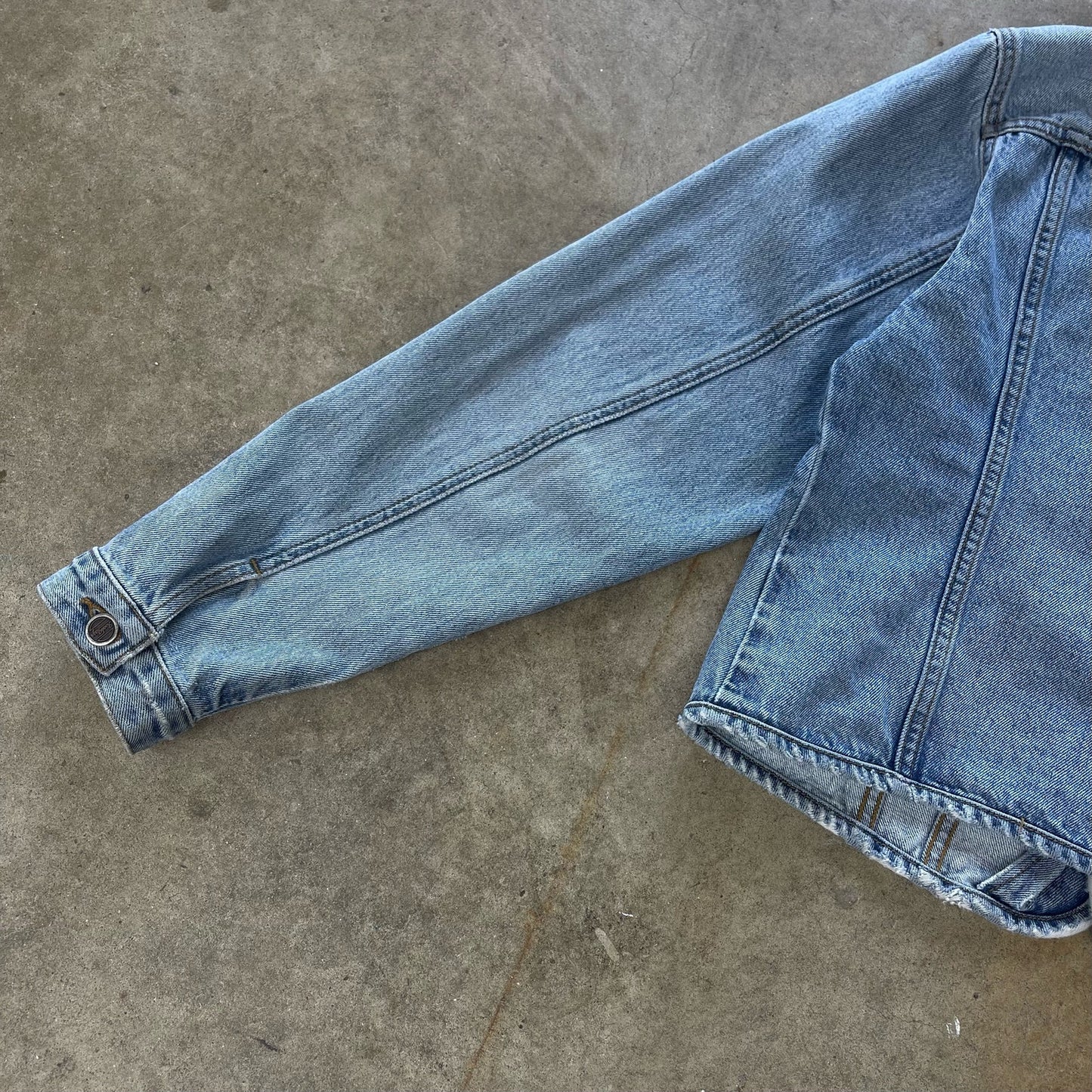 Vintage Road Rags Jeans Co. Thrashed Denim Jacket