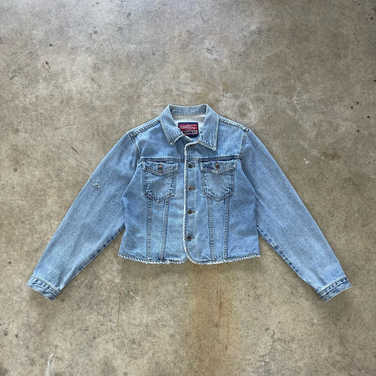 Vintage Road Rags Jeans Co. Thrashed Denim Jacket