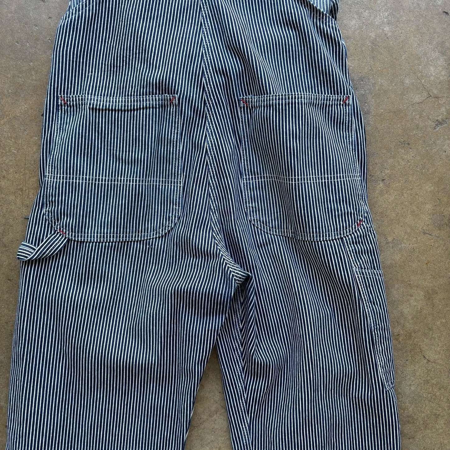 Vintage 90's Dickies Pinstripe Overalls Size 36x30