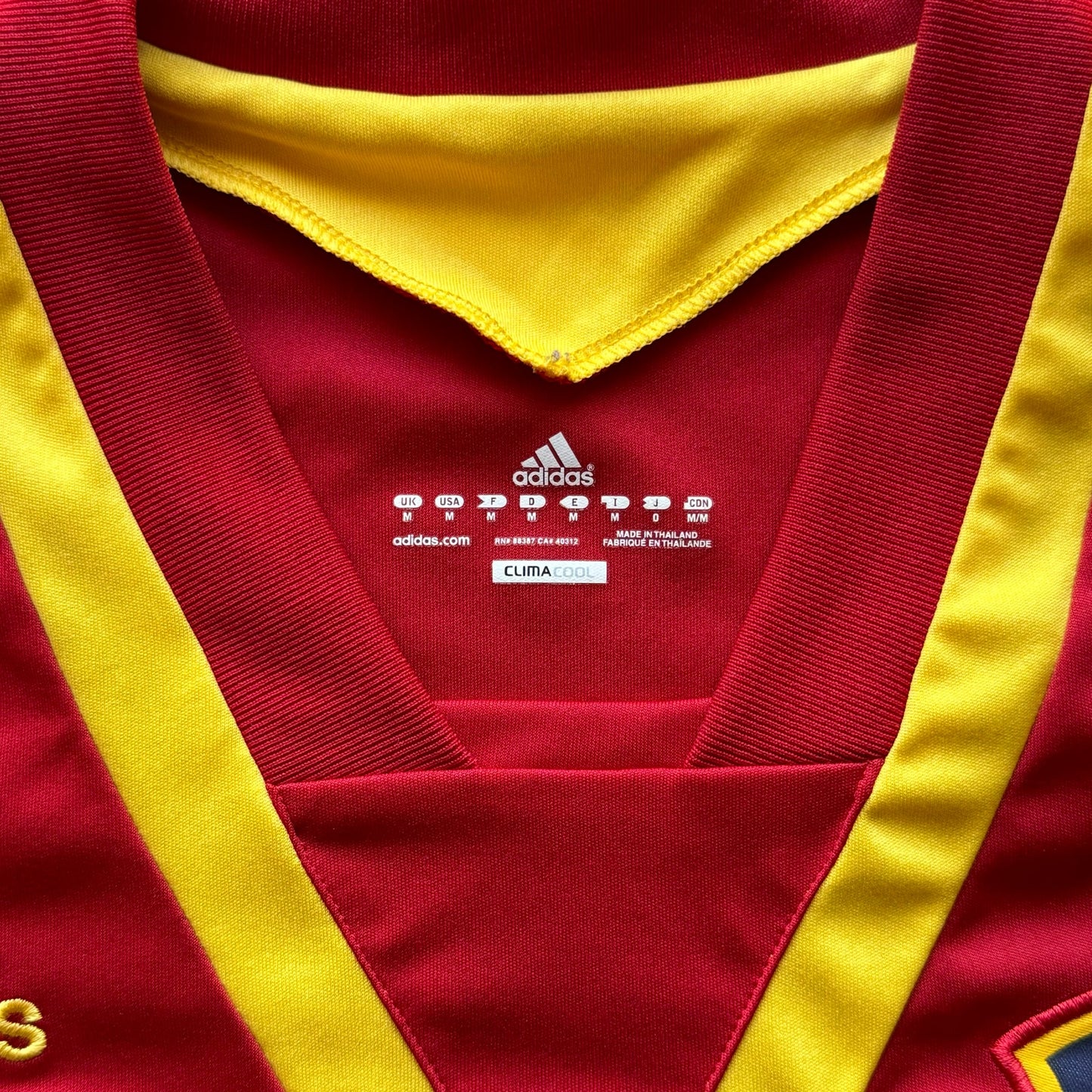 Adidas Spain 2010 Worldcup Champions Soccer Jersey