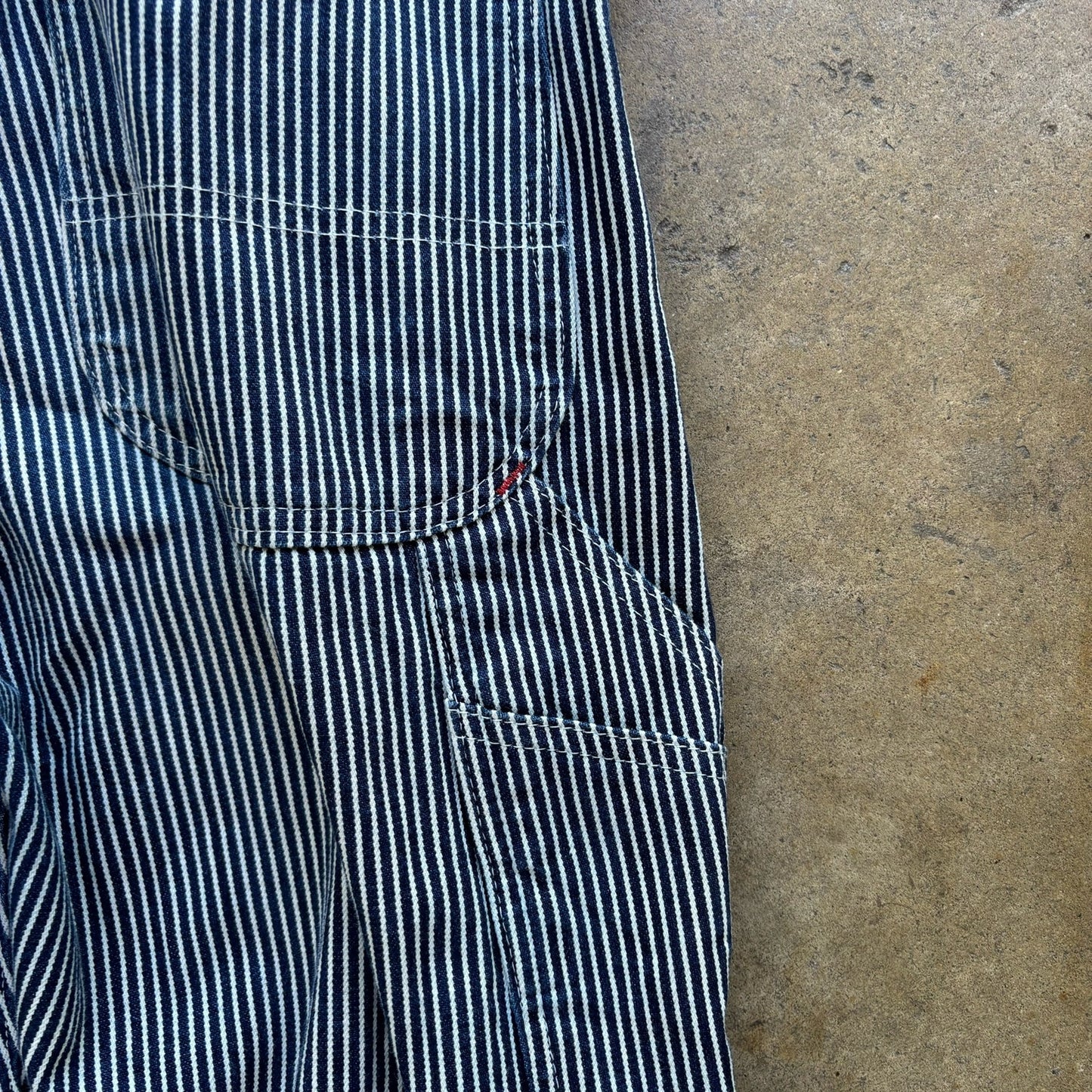 Vintage 90's Dickies Pinstripe Overalls Size 36x30