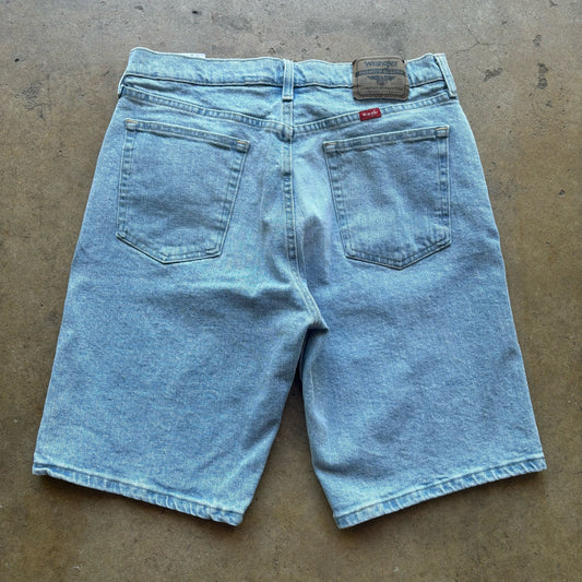 Vintage Wrangler Light Wash Jorts Size 32