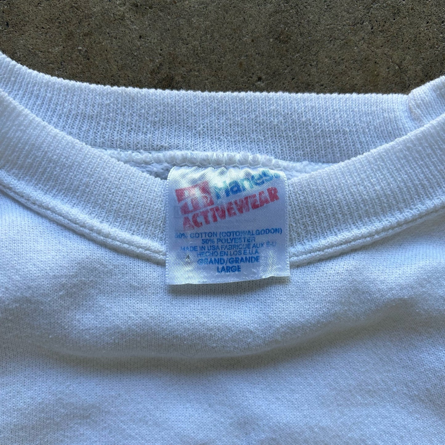 Vintage 1990s 90s Honolulu Hawaii Hawaiian Island Embroidered Surf Sea Hanes Crewneck