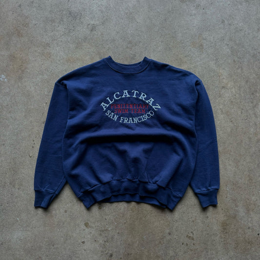 1980’s Alcatraz Penitentiary Swim Team Crewneck