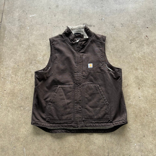 Carhartt Sherpa lined vest size XL