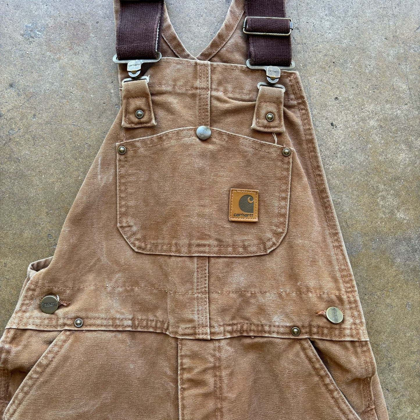 Vintage Carhartt Overalls youth size Medium