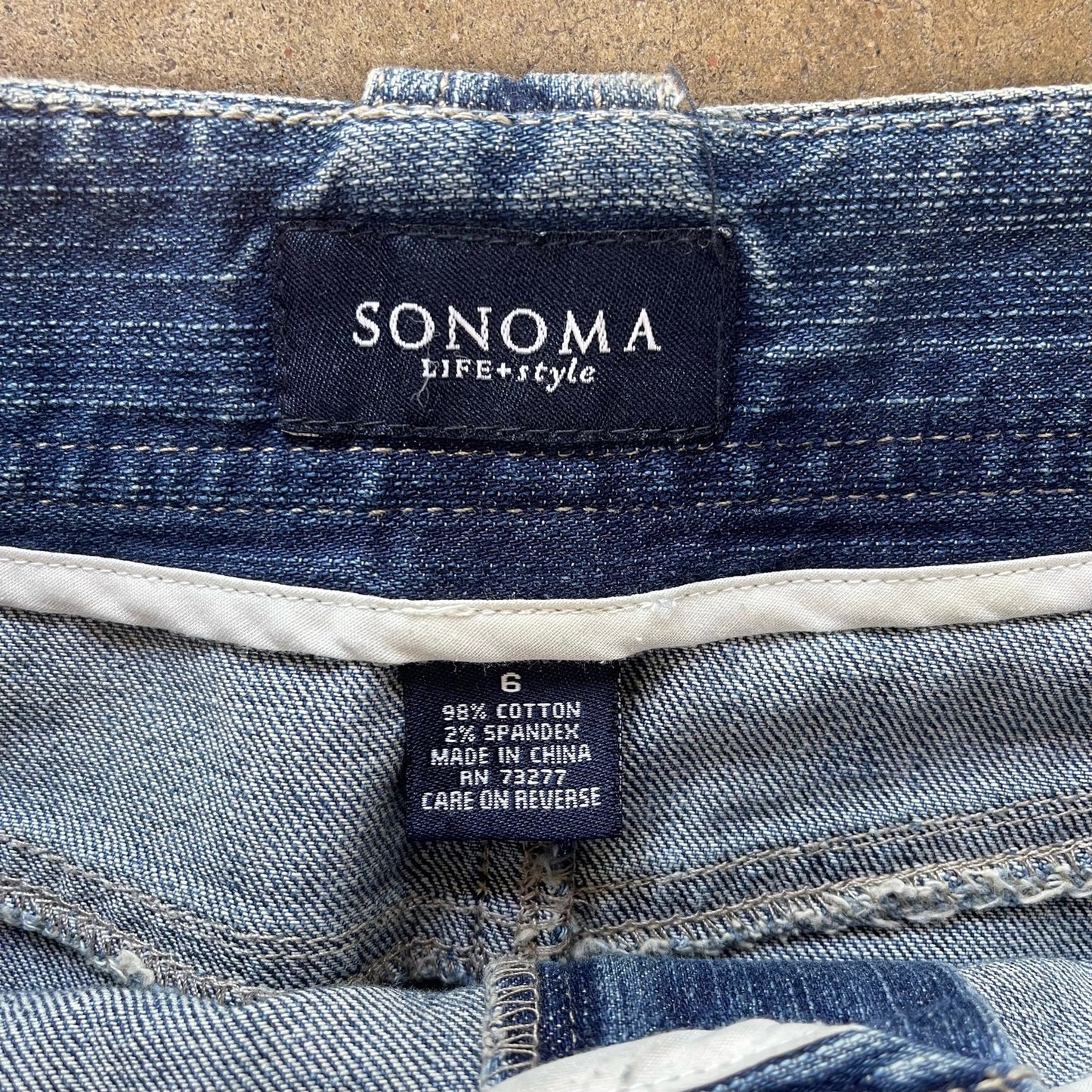 Sonoma Denim Skirt With a Great Washed Denim