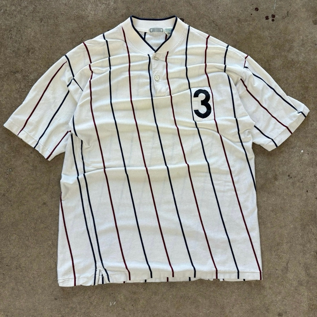 Men's Vintage Baseball Jersey style shirt size Large