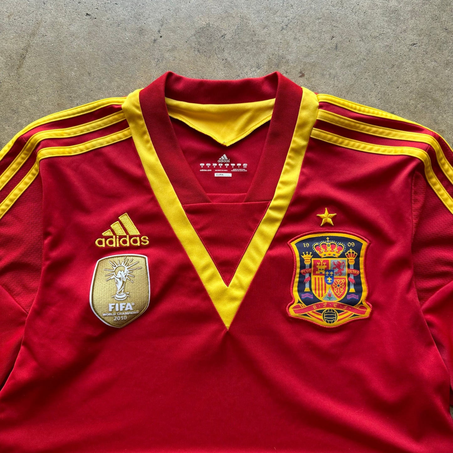 Adidas Spain 2010 Worldcup Champions Soccer Jersey