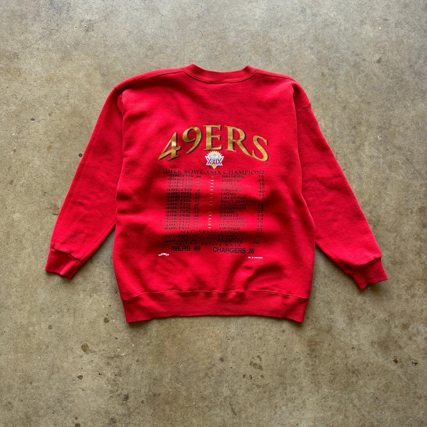 Vintage 1994 San Francisco 49ers Super Bowl XXIX
Crewneck