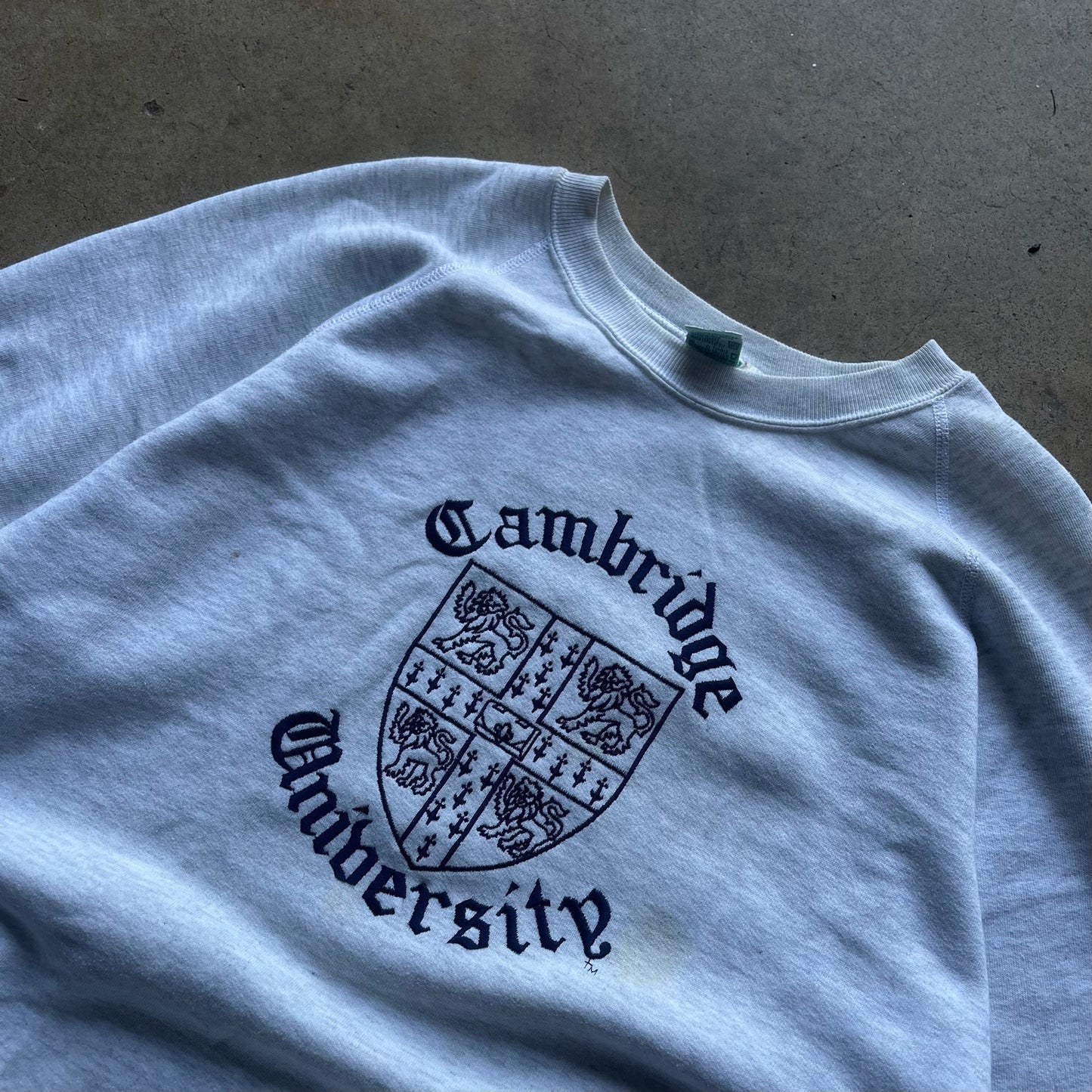 Vintage Cambridge University Crewneck From The Early 90s