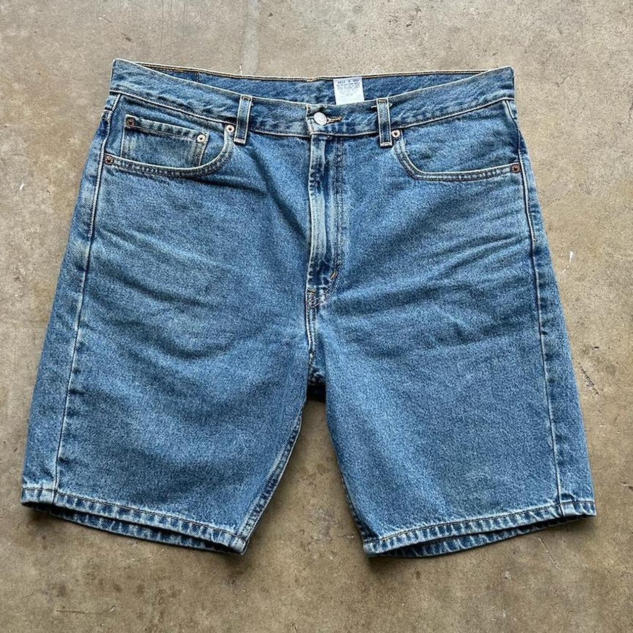 Vintage Mens Levi's Shorts 36 1990s 505 Red Tab Denim Jean Shorts