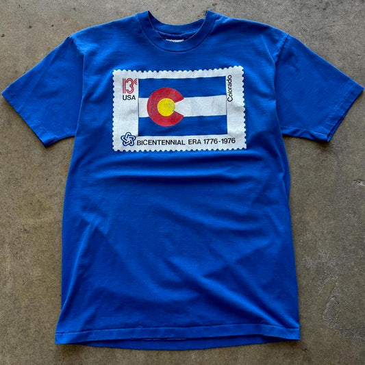 Colorado US Postal Service Vintage 70s Tshirt size: Large 1976