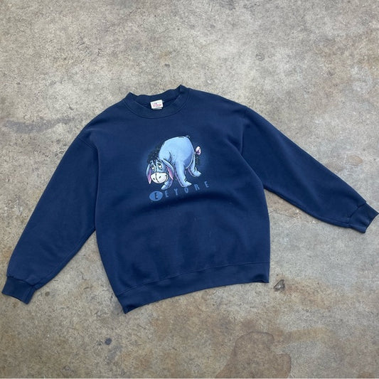 Vintage 90s Winnie the poo Eeyore crewneck size Large