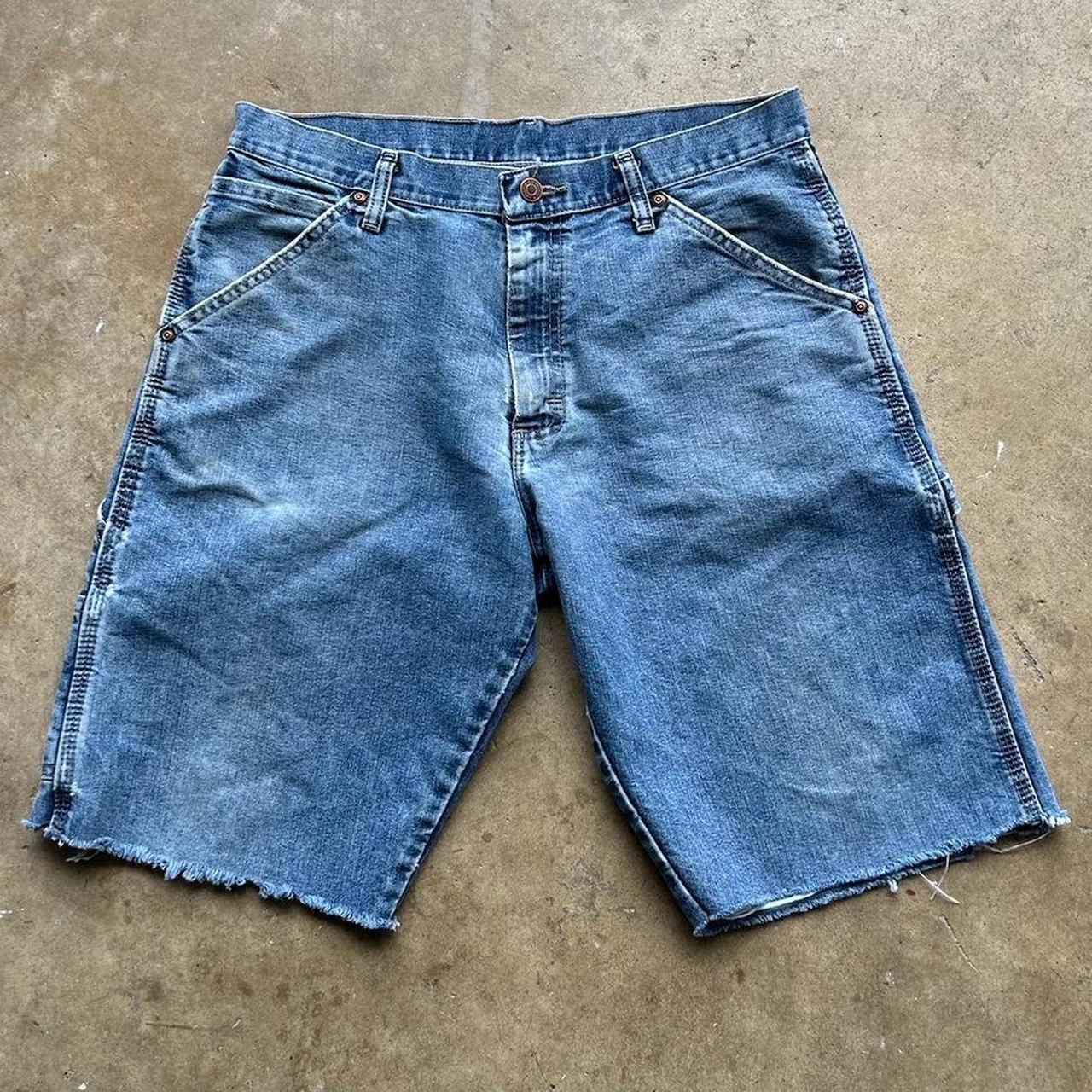 Y2K Wrangler jorts carpenter denim shorts size 32